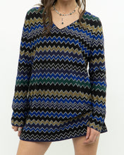 Load image into Gallery viewer, Vintage x MISSONI ITALY Metallic Zig Zag Dress (XS-M)