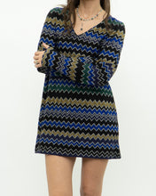 Load image into Gallery viewer, Vintage x MISSONI ITALY Metallic Zig Zag Dress (XS-M)