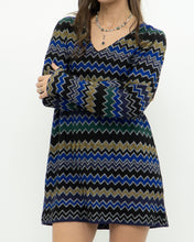 Load image into Gallery viewer, Vintage x MISSONI ITALY Metallic Zig Zag Dress (XS-M)