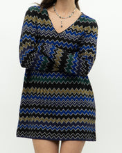 Load image into Gallery viewer, Vintage x MISSONI ITALY Metallic Zig Zag Dress (XS-M)