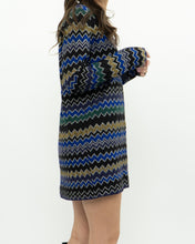 Load image into Gallery viewer, Vintage x MISSONI ITALY Metallic Zig Zag Dress (XS-M)