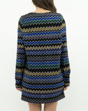 Load image into Gallery viewer, Vintage x MISSONI ITALY Metallic Zig Zag Dress (XS-M)