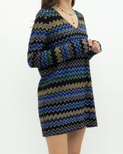 Load image into Gallery viewer, Vintage x MISSONI ITALY Metallic Zig Zag Dress (XS-M)