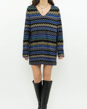 Load image into Gallery viewer, Vintage x MISSONI ITALY Metallic Zig Zag Dress (XS-M)