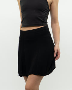 REFORMATION x Black Mini Skirt (XS, S)