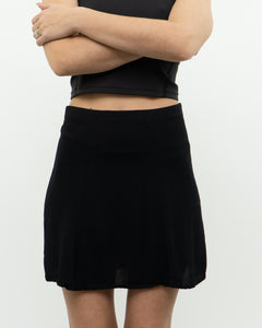 REFORMATION x Black Mini Skirt (XS, S)