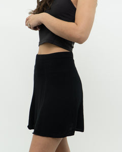 REFORMATION x Black Mini Skirt (XS, S)