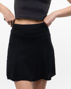 REFORMATION x Black Mini Skirt (XS, S)