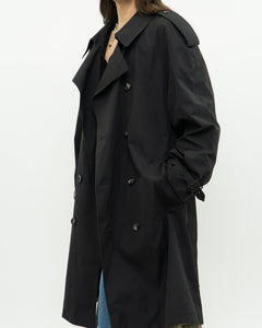 Vintage x Made in Canada x LONDON FOG Black Classic Trench (M-XL)