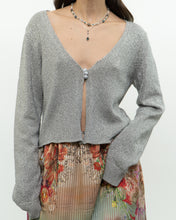 Load image into Gallery viewer, FREE PEOPLE x Silver Metallic Cropped Cardigan (S-L)