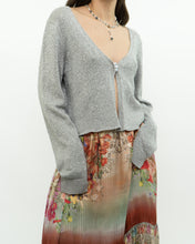 Load image into Gallery viewer, FREE PEOPLE x Silver Metallic Cropped Cardigan (S-L)