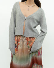 Load image into Gallery viewer, FREE PEOPLE x Silver Metallic Cropped Cardigan (S-L)