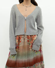 Load image into Gallery viewer, FREE PEOPLE x Silver Metallic Cropped Cardigan (S-L)