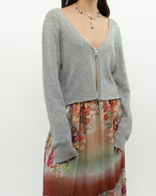 Load image into Gallery viewer, FREE PEOPLE x Silver Metallic Cropped Cardigan (S-L)