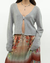 Load image into Gallery viewer, FREE PEOPLE x Silver Metallic Cropped Cardigan (S-L)