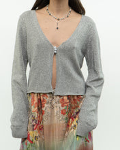 Load image into Gallery viewer, FREE PEOPLE x Silver Metallic Cropped Cardigan (S-L)