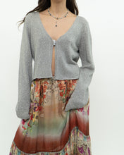 Load image into Gallery viewer, FREE PEOPLE x Silver Metallic Cropped Cardigan (S-L)