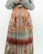 Load image into Gallery viewer, ETRO MILANO x Flowy Silk Metallic Patterned Skirt (XS-M)