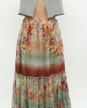 Load image into Gallery viewer, ETRO MILANO x Flowy Silk Metallic Patterned Skirt (XS-M)