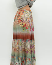 Load image into Gallery viewer, ETRO MILANO x Flowy Silk Metallic Patterned Skirt (XS-M)