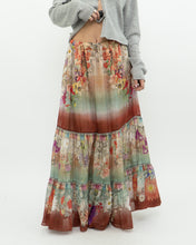 Load image into Gallery viewer, ETRO MILANO x Flowy Silk Metallic Patterned Skirt (XS-M)