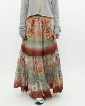 Load image into Gallery viewer, ETRO MILANO x Flowy Silk Metallic Patterned Skirt (XS-M)