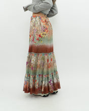 Load image into Gallery viewer, ETRO MILANO x Flowy Silk Metallic Patterned Skirt (XS-M)