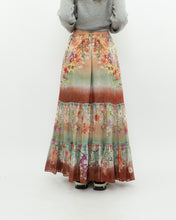 Load image into Gallery viewer, ETRO MILANO x Flowy Silk Metallic Patterned Skirt (XS-M)