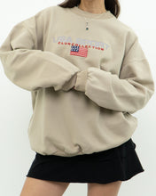 Load image into Gallery viewer, Vintage x USA SPORT Beige Crewneck (XS-XL)