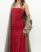 Load image into Gallery viewer, Vintage x BCBG Red Strapless Dress (XS)