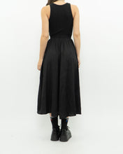 Load image into Gallery viewer, GAP x Black Ribbed Flowy Dress (XXS, XS)