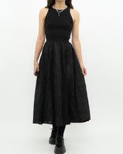 Load image into Gallery viewer, GAP x Black Ribbed Flowy Dress (XXS, XS)