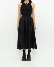 Load image into Gallery viewer, GAP x Black Ribbed Flowy Dress (XXS, XS)