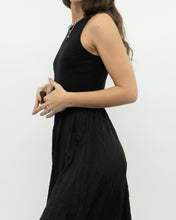 Load image into Gallery viewer, GAP x Black Ribbed Flowy Dress (XXS, XS)