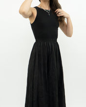 Load image into Gallery viewer, GAP x Black Ribbed Flowy Dress (XXS, XS)