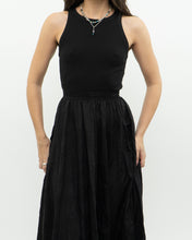 Load image into Gallery viewer, GAP x Black Ribbed Flowy Dress (XXS, XS)