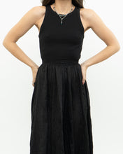 Load image into Gallery viewer, GAP x Black Ribbed Flowy Dress (XXS, XS)