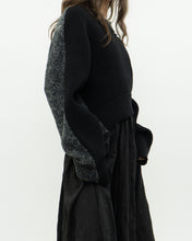 Load image into Gallery viewer, ALEXANDER WANG.T x Grey, Black Wool Cropped Obversized Sweater (XS-L)