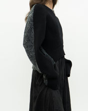 Load image into Gallery viewer, ALEXANDER WANG.T x Grey, Black Wool Cropped Obversized Sweater (XS-L)