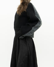 Load image into Gallery viewer, ALEXANDER WANG.T x Grey, Black Wool Cropped Obversized Sweater (XS-L)