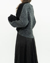 Load image into Gallery viewer, ALEXANDER WANG.T x Grey, Black Wool Cropped Obversized Sweater (XS-L)