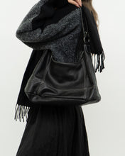 Load image into Gallery viewer, Vintage x Black Pebble Leather Slouch Purse