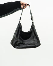 Load image into Gallery viewer, Vintage x Black Pebble Leather Slouch Purse