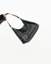 Load image into Gallery viewer, Vintage x Black Pebble Leather Slouch Purse