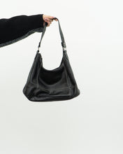 Load image into Gallery viewer, Vintage x Black Pebble Leather Slouch Purse