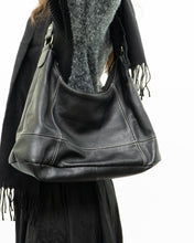 Load image into Gallery viewer, Vintage x Black Pebble Leather Slouch Purse