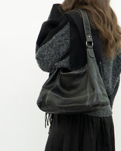 Load image into Gallery viewer, Vintage x Black Pebble Leather Slouch Purse