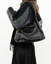 Load image into Gallery viewer, Vintage x Black Pebble Leather Slouch Purse