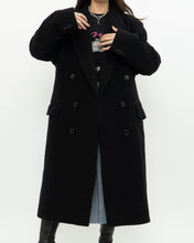 Load image into Gallery viewer, Vintage x Made in Canada x Black Wool &amp; Cashmere Trench (S-L)