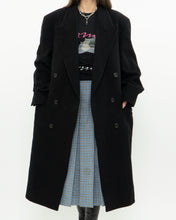 Load image into Gallery viewer, Vintage x Made in Canada x Black Wool &amp; Cashmere Trench (S-L)